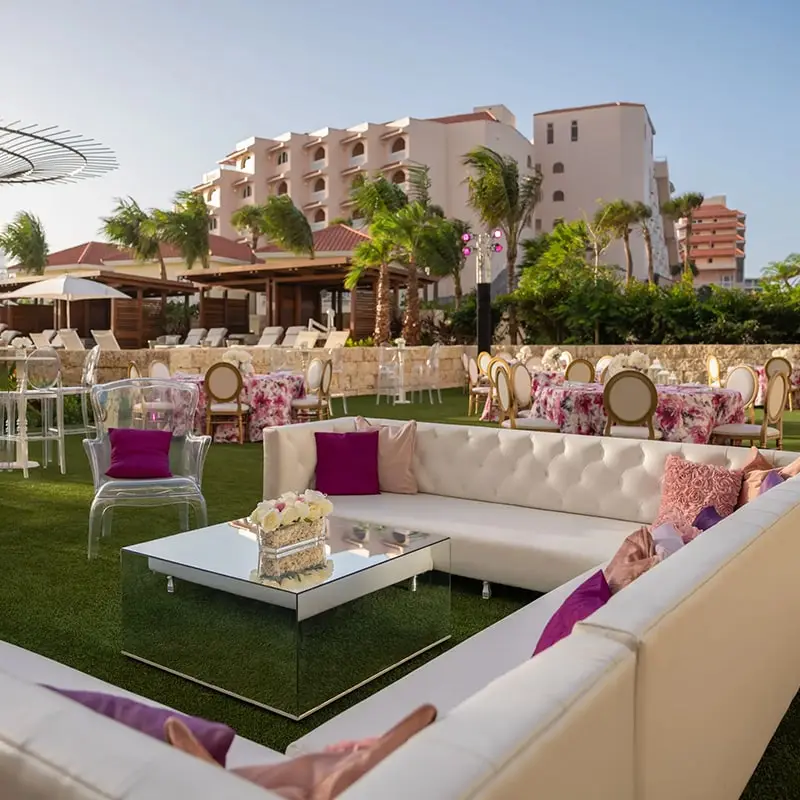 The Events Lawn at the Hyatt Regency Aruba
