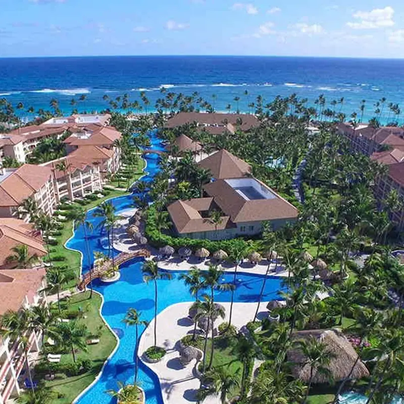 An overhead view of Majestic Colonial resort
