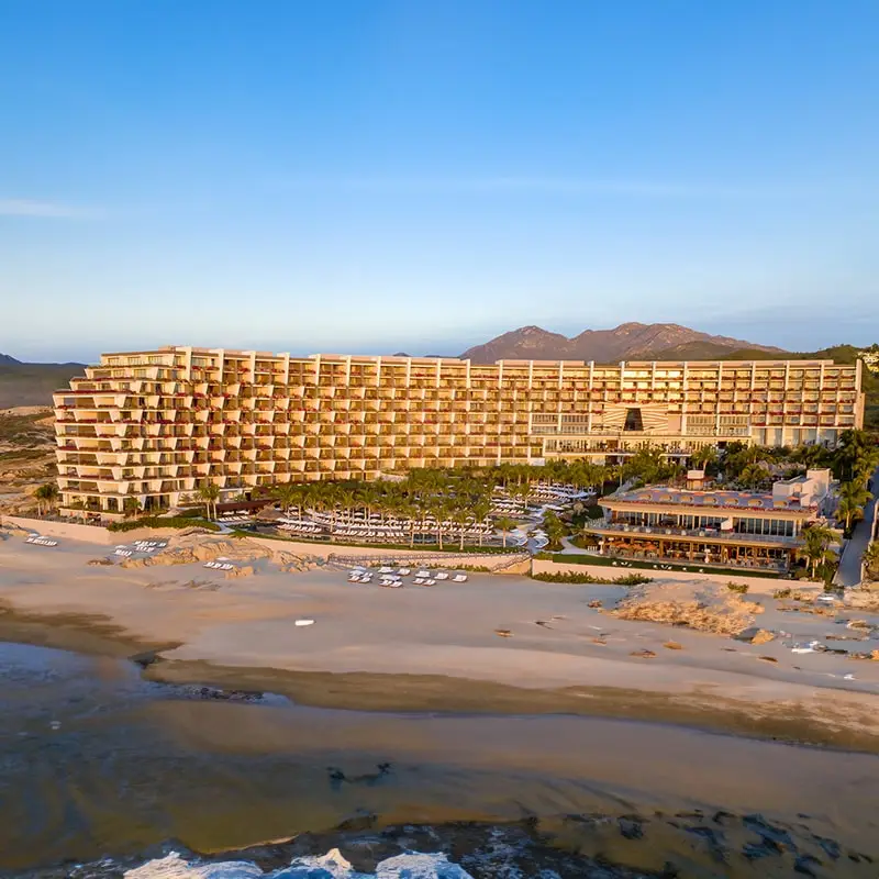 An overhead shot of Grand Velas Los Cabos